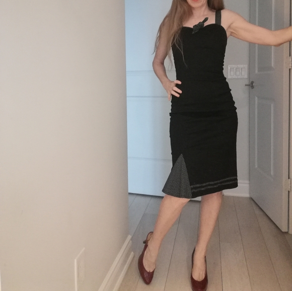 Rare Living Dead Souls Betty Boob Style Bodycon Dress - Picture 4 of 8